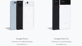 Pixel 2 and Pixel 2 XL drop to just $600 at Google Store