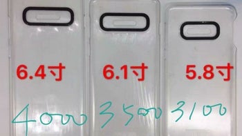 Samsung Galaxy S10 battery capacity revealed; Galaxy S10+ and S10 Lite listed too