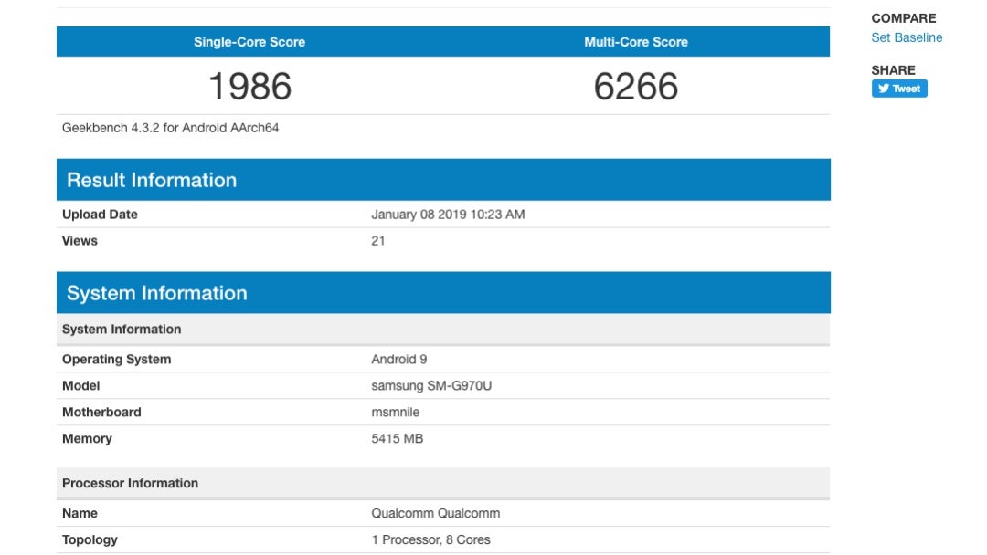 Samsung Galaxy S10 Lite benchmark hints at state-of-the-art processor