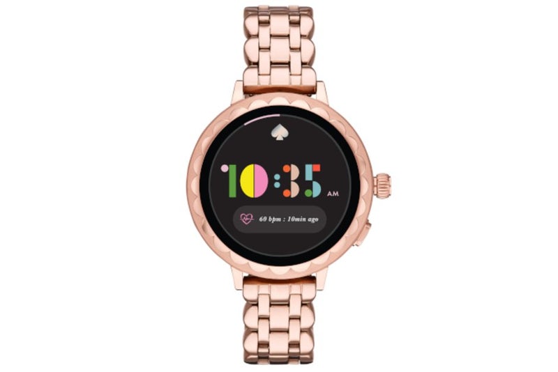 black silicone scallop smartwatch 2