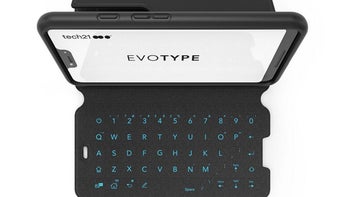 The Evo Type case for Pixel 3 XL features a wireless QWERTY keyboard and adjustable stand