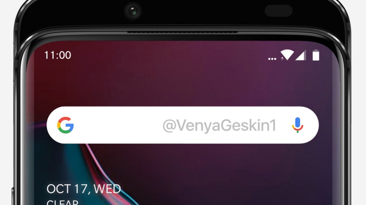 Notchless, bezelless OnePlus 7 with sliding mechanism visualized in hot new renders