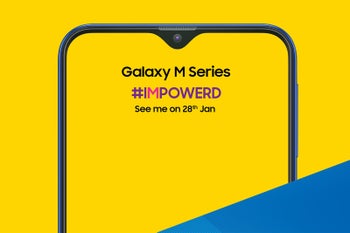 Samsung shows off the new Galaxy M, its first notched phone