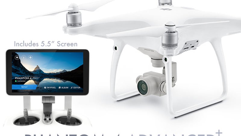 Save $350 on the high-end DJI Phantom 4 Advanced+ drone, deal ends today!