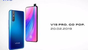 Vivo V15 Pro to be unveiled February 20th with a 32MP pop-up selfie snapper