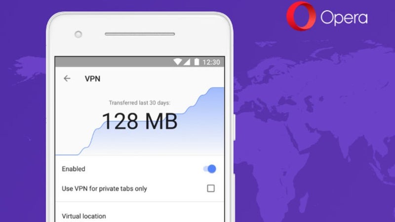 Opera VPN browser releases in beta on Android