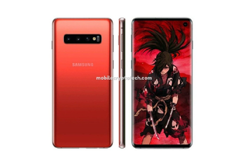 Here's the Galaxy S10 in red, the model you probably can't have