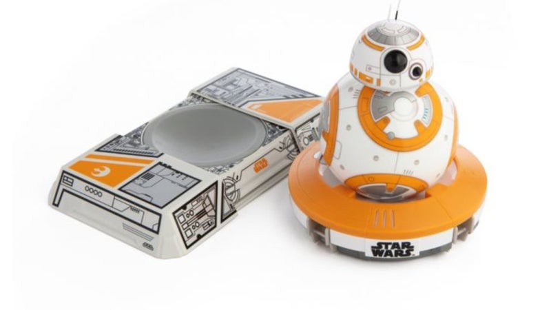 Save 31% on the app-controlled BB-8 Star Wars droid with trainer pad, deal ends today!