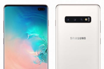 Crazy specs, ceramic back. This is the Galaxy S10+ in Ceramic White and Ceramic Black!