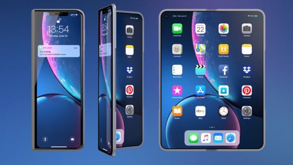 Foldable iPhone concept inspired by the Galaxy Fold reveals a stunning device