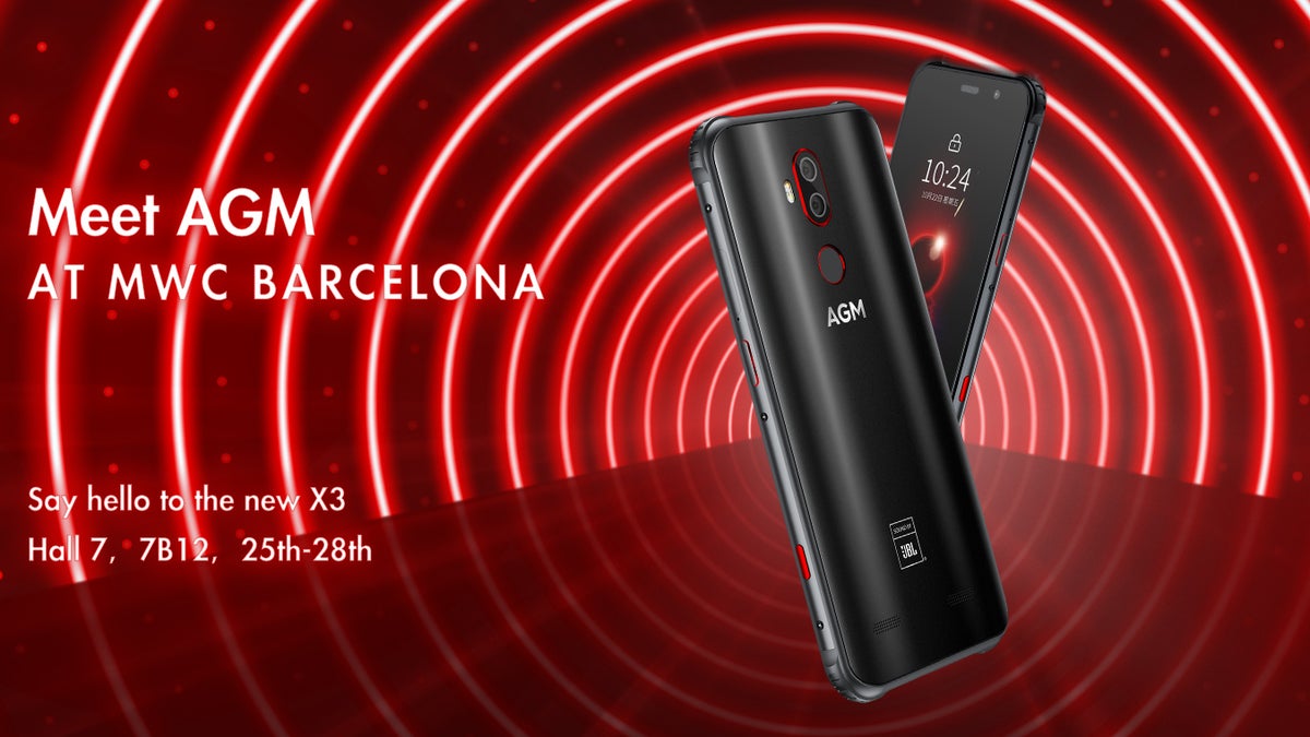 AGM is at MWC: super-durable phones coming to Europe, partnered with JBL for superior audio