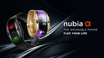 The Nubia Alpha is a wearable phone that can also take selfies
