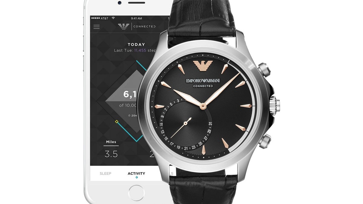 This incredibly stylish Emporio Armani smartwatch is available for a crazy low $98 at Macy's (60% off)