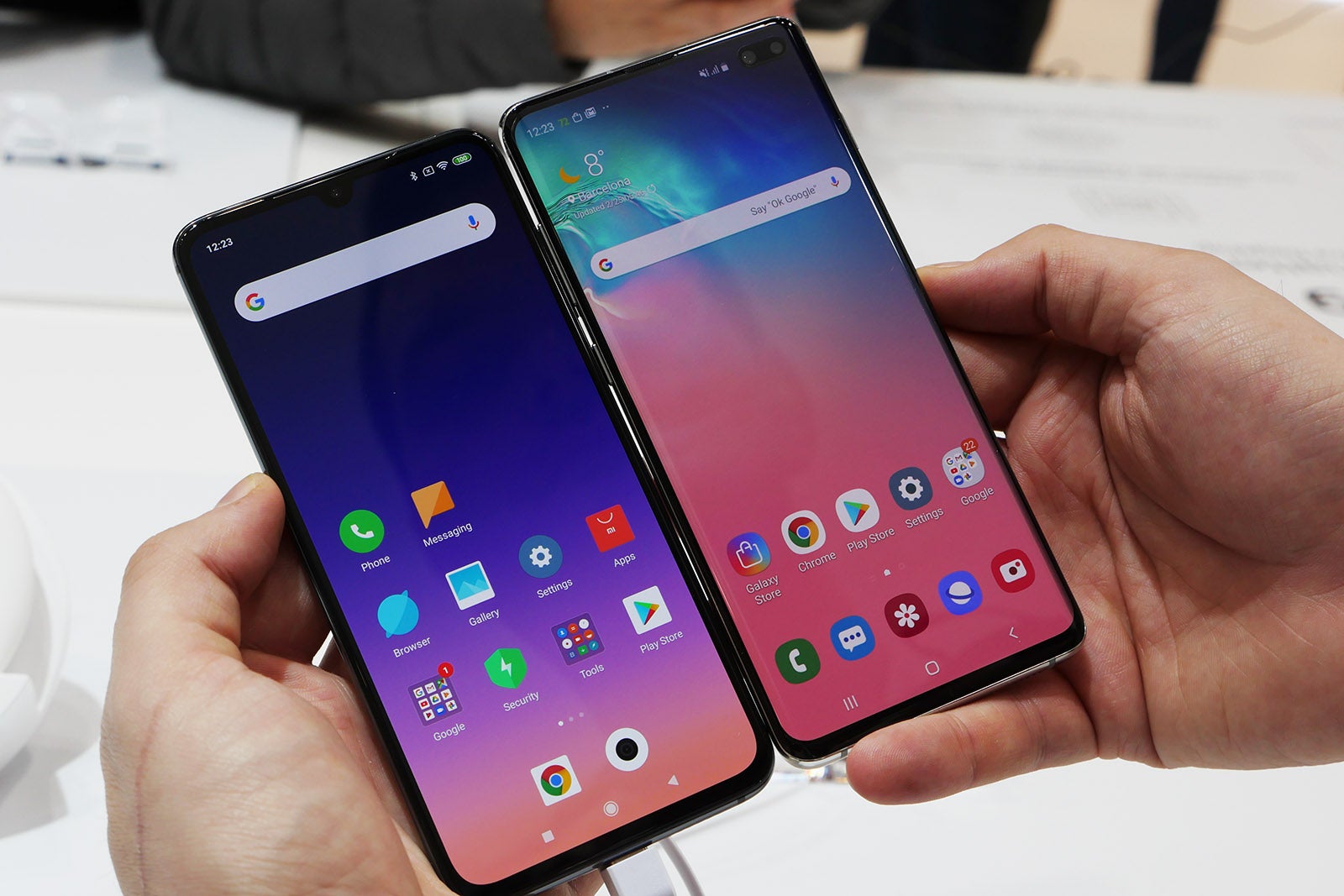 Samsung Galaxy S10 Vs Xiaomi Mi 9 A First Look At The Two Flagships