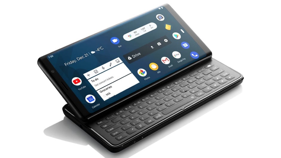 This 649 Android phone has a fullsize slideout keyboard and modern