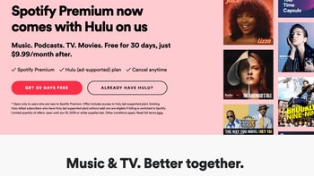 The best streaming deal just got better: Spotify and Hulu for $9.99 a month