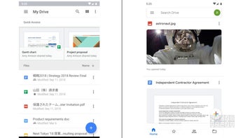 Material Theme design begins rolling out to Google Drive for Android and iOS