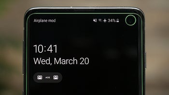 Samsung can't say if the S10's camera ring animation will be used as notification light 'at this sta