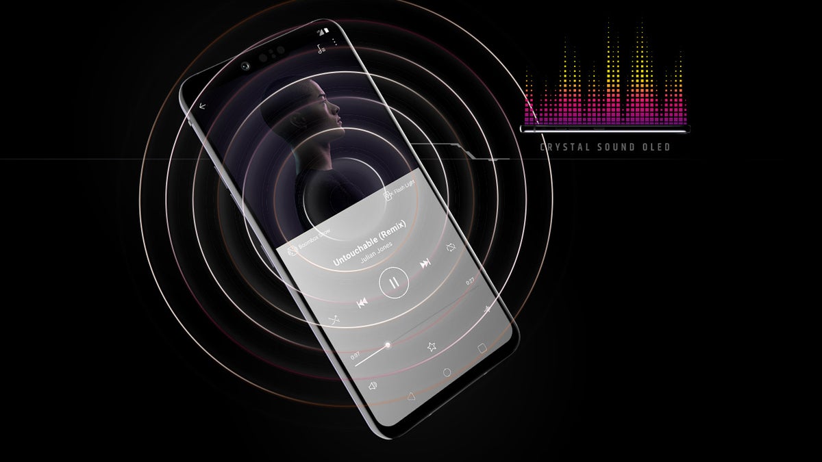 Scootch, display speakers and finger scanners, LG puts a 5G antenna in phone screens