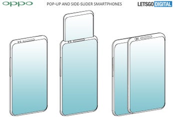 Oppo's designs are getting crazier, new patent shows pop-up display and side-sliding screen