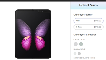 This Samsung web page will sell you the Galaxy Fold right now