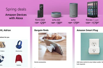 Amazon is offering killer spring deals on a bunch of its 'devices with Alexa'