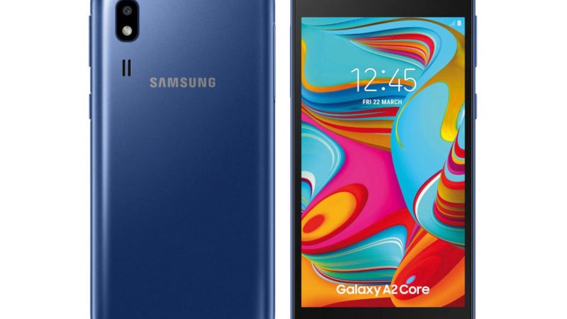 samsung a2 core launch date