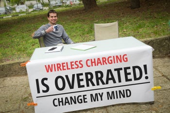 Wireless charging is an overrated feature, change my mind