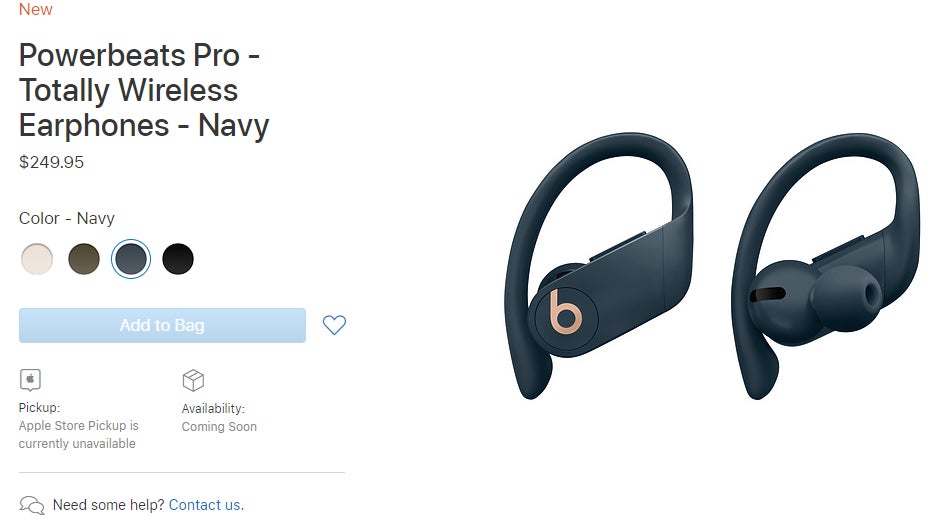 Beats Powerbeats Pro earphones availability limited to one color at launch