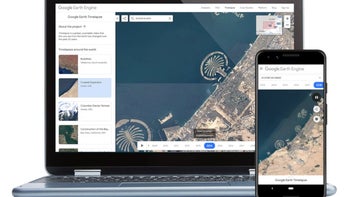 Google Earth Timelapse arrives on mobile