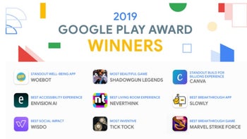 This year's Google Play Award winners include a bunch of Android apps and games you should try out