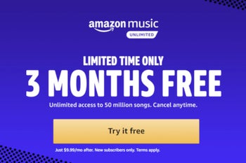 Deal: Get 3 months of Amazon Music Unlimited service for free until May 14