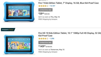 Amazon's popular Fire 7, HD 8, and HD 10 Kids Edition tablets are on sale for up to $50 off