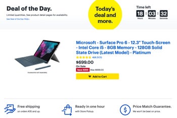 Microsoft Surface Pro 6 scores $200 discount today only in its most affordable variant