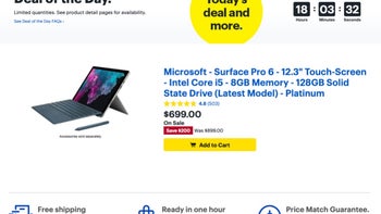 Microsoft Surface Pro 6 scores $200 discount today only in its most affordable variant