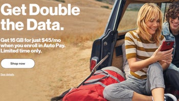 Verizon kicks off prepaid promotion that offers double the data and up to 16GB for $45