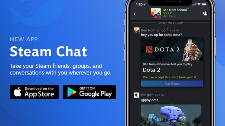 Valve launches Steam Chat app for Android and iOS