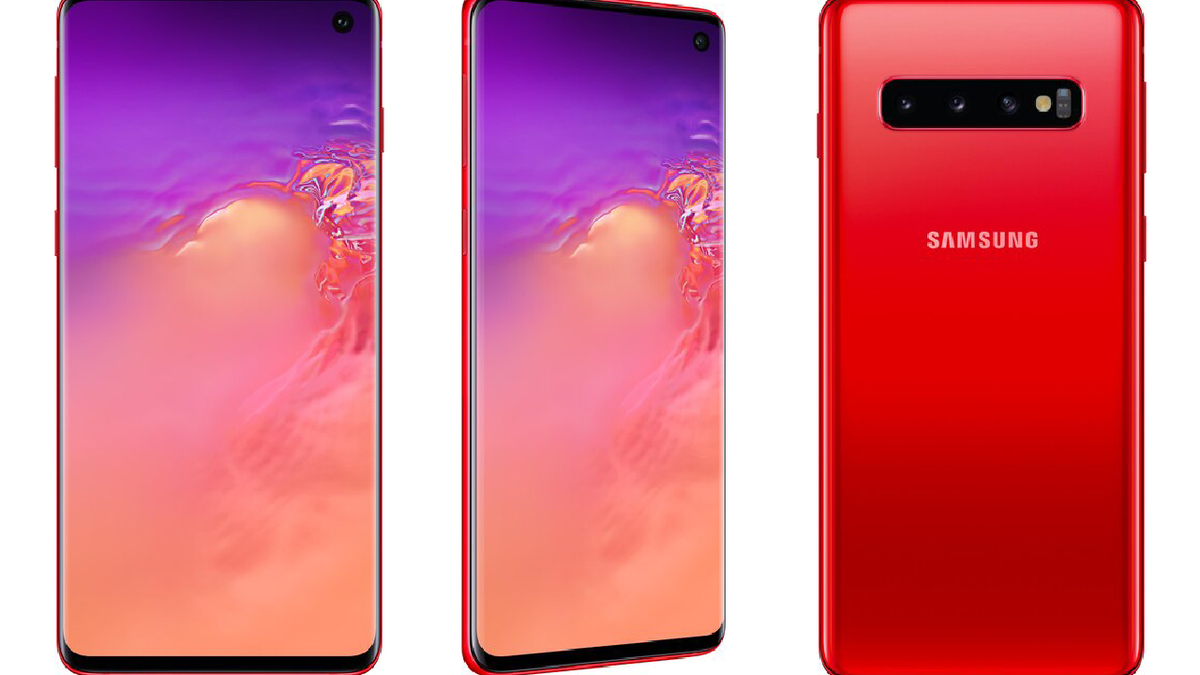 The Cardinal Red Galaxy S10's launch might be very near