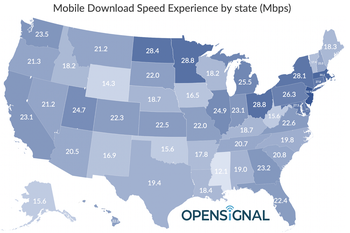 New York City bests the US carrier speed charts, see where your state ranks