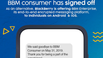 PSA: Consumer version of BBM closes today; get one year of BBMe for free