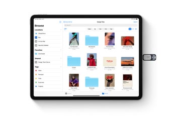 The new iPadOS supports USB sticks and external hard drives