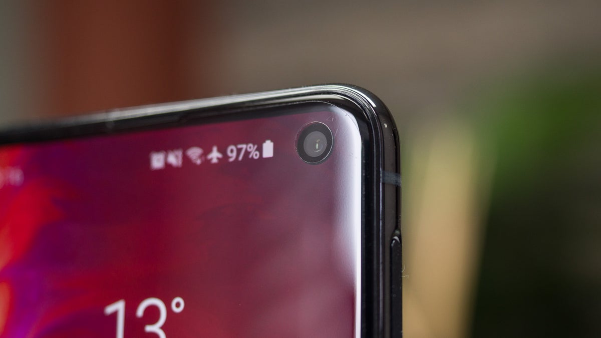 A smartphone with two punch holes could be on the way