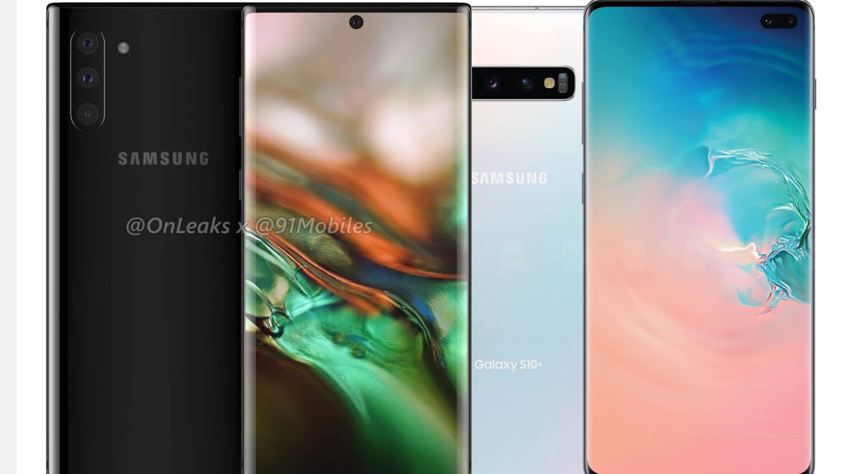 The Galaxy Note 10 might have its selfie camera in the center... do you think that'd look good?