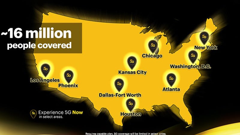 Sprint 5G network coverage map: which cities are covered?