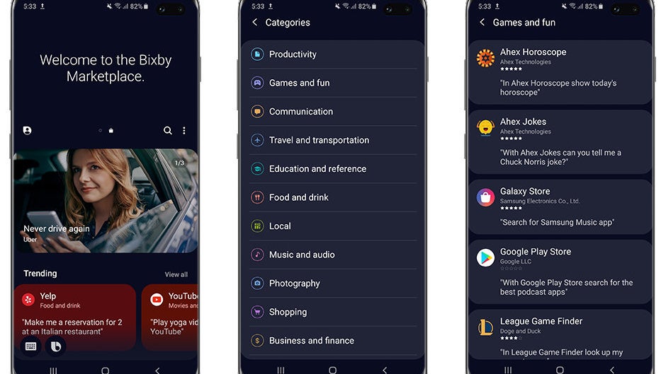 Samsung launches Bixby Marketplace in the US, here is how it works