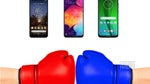 Galaxy A50 vs Moto G7 vs Pixel 3a, battle on the carriers' midrange hill