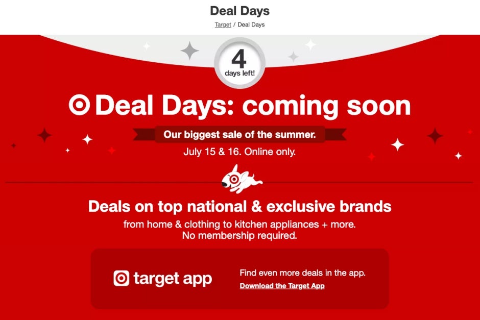 Target Deal Days preview What to expect and a roundup of early Prime