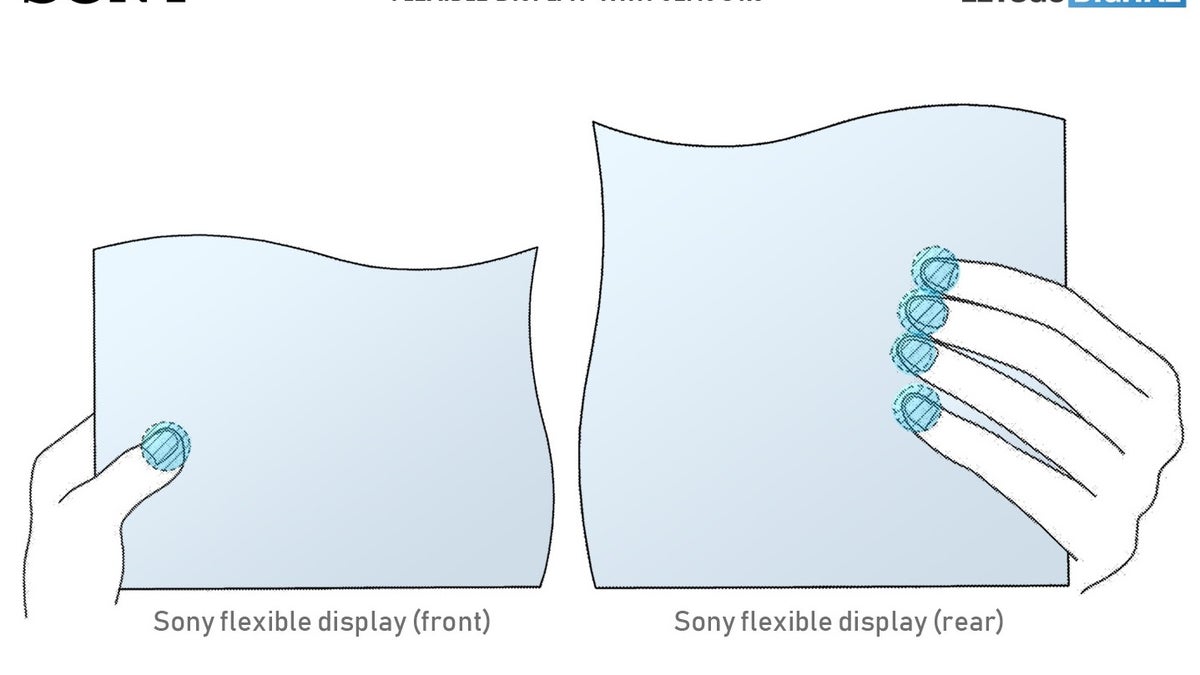 Sony patents flexible display with built-in sensors