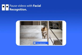 This app can pause games and videos when you're not looking at the screen