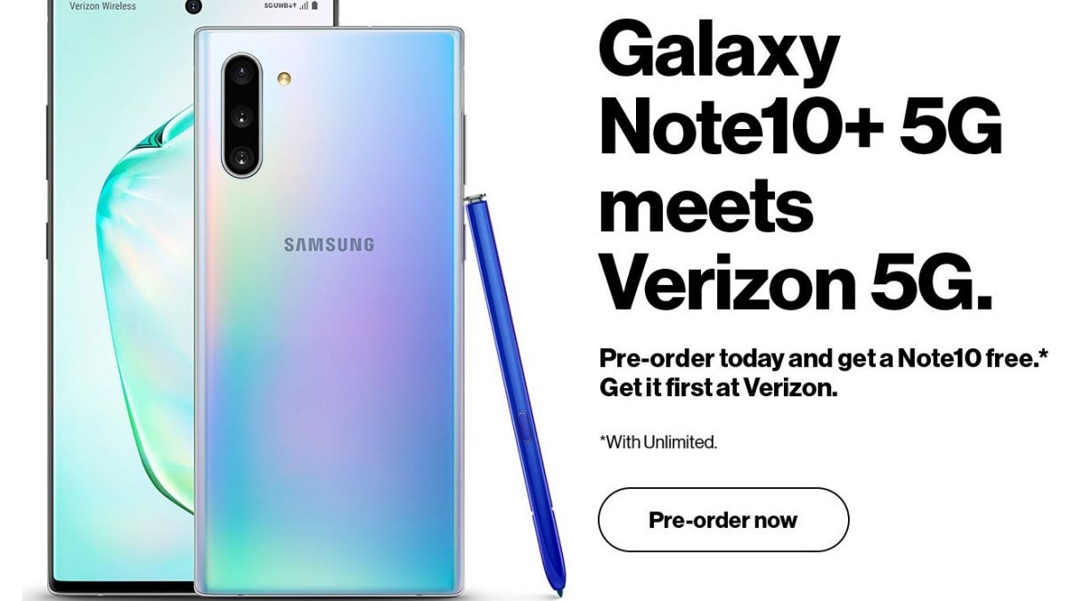 Galaxy Note 10 Plus 5G will cost $1,300 and start as a Verizon